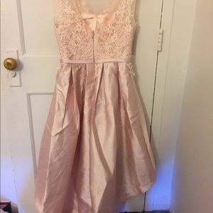 Short High Low Semi formal prom dress